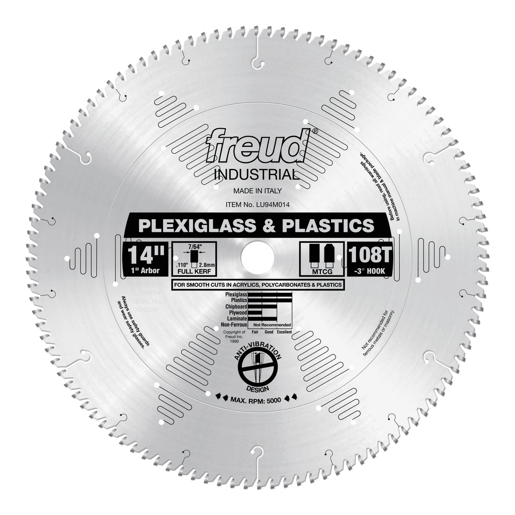 Freud Plexiglass And Plastic Blade