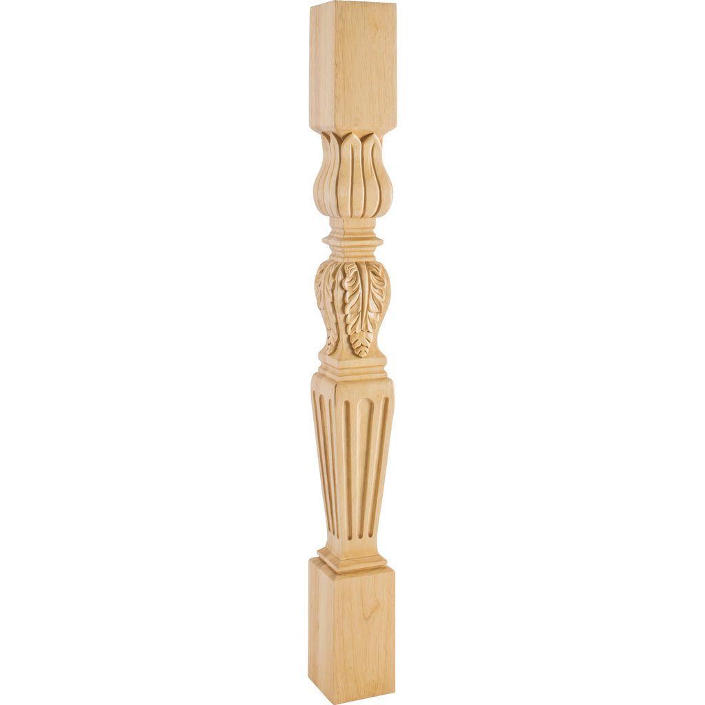 Hardware Resources Fluted Square Acanthus Post