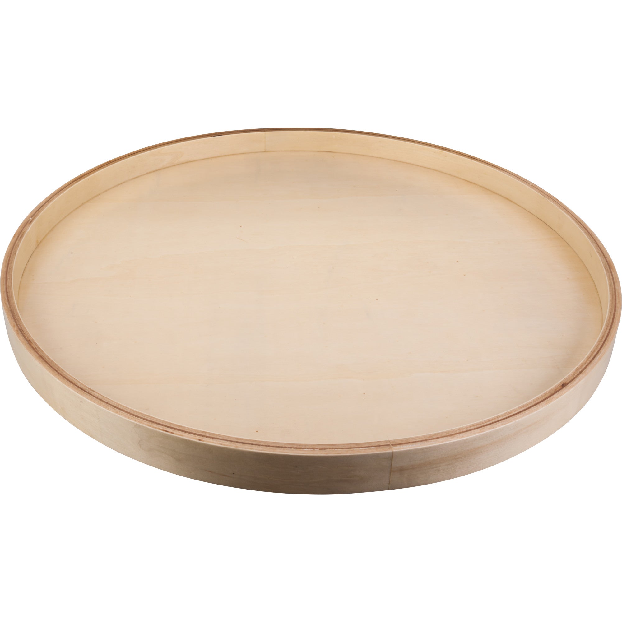 Hardware Resources Round Single Shelf Banded Lazy Susan