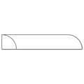 Split Fluted Bun Foot, 3 3/4"w x 4 1/2"h x 1 7/8"d, 1 Pair Maple
