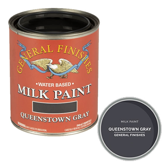 General Finishes Milk Paints, Queenstown Gray, Pint