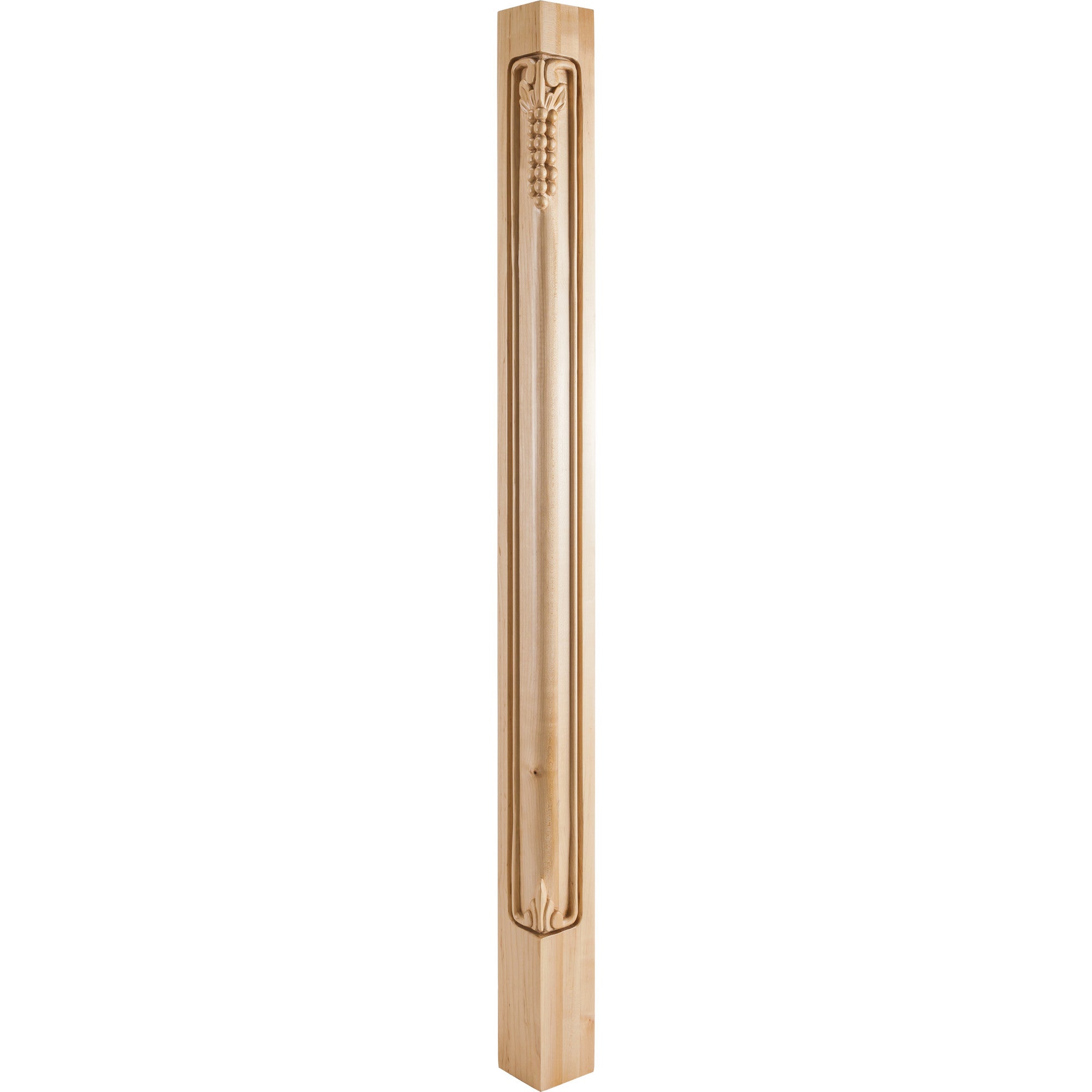 Hardware Resources Grape Corner Post Cherry 42" Length
