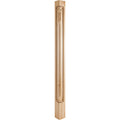 Hardware Resources Grape Corner Post Rubberwood 42" Length