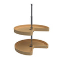 Rev-a-shelf Wood Classics Kidney Shape 2 Shelf Lazy Susan