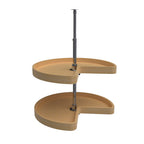 Rev-a-shelf Wood Classics Kidney Shape 2 Shelf Lazy Susan