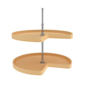 Rev-a-shelf Wood Classics Kidney Shape 2 Shelf Lazy Susan 32" Diameter