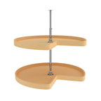Rev-a-shelf Wood Classics Kidney Shape 2 Shelf Lazy Susan