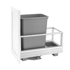 Rev-a-shelf Aluminum Bottom Mount Waste Container With Rev-A-Motion
