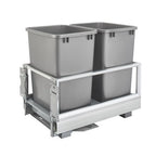 Rev-a-shelf Aluminum Bottom Mount Waste Container With Rev-A-Motion