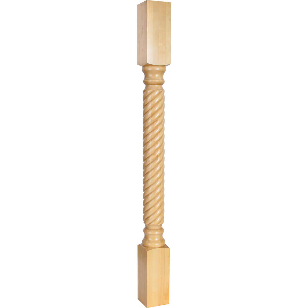 Hardware Resources Rope Post Alder 42 in. length 3-1/2 in. width
