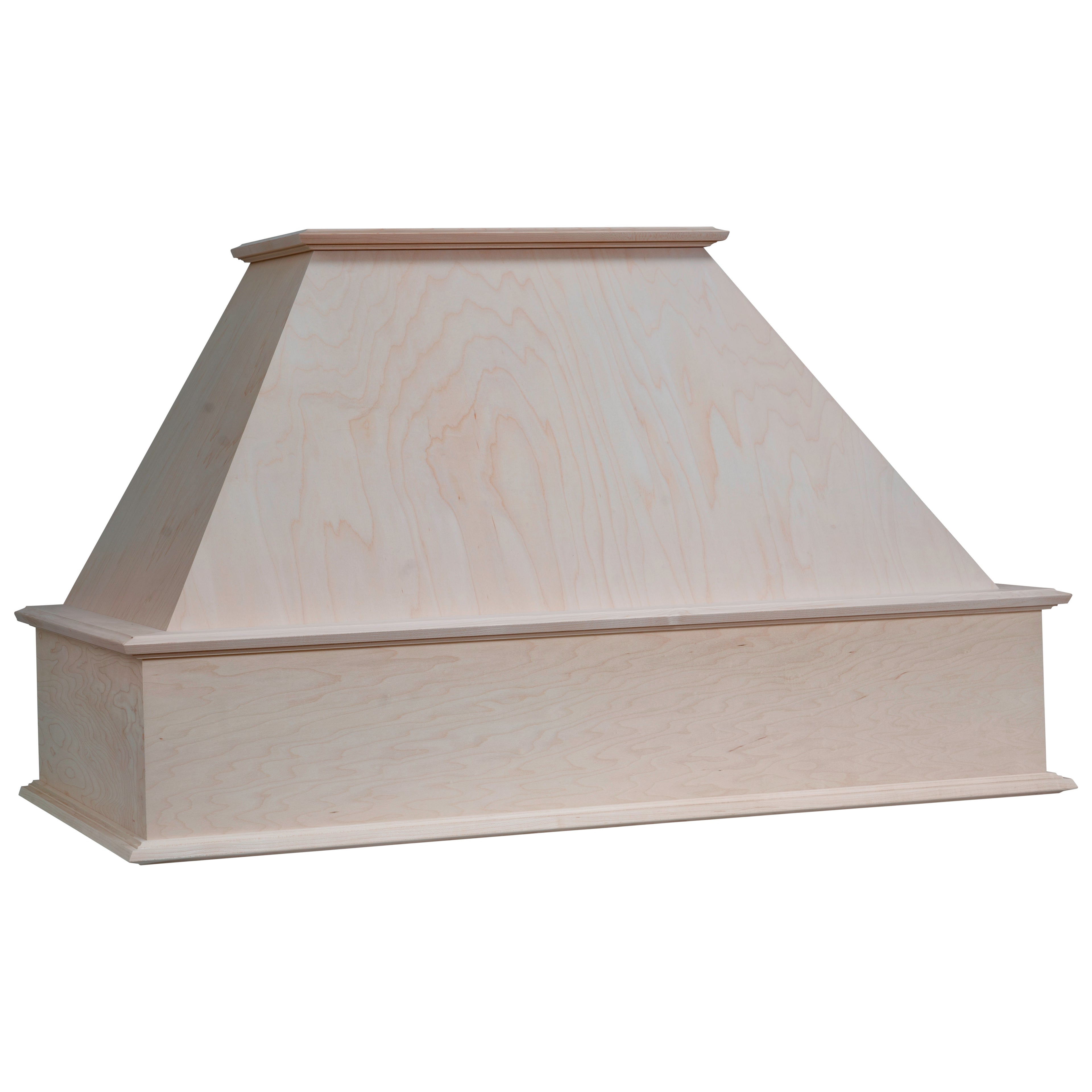 Straight Signature Hood With Straight Panel 36" Width Maple