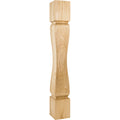 Hardware Resources Baroque Minimalist Post Hard Maple 35-1/2" Length 5" Diameter