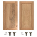 Invisidoor Flat Panel Doors, 36"