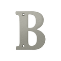 Deltana 4" Residential Letter B Satin Nickel Letter B