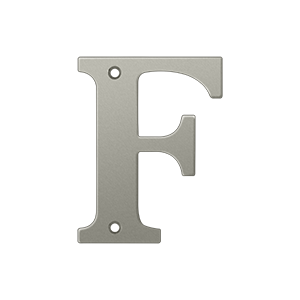 Deltana 4" Residential Letter F