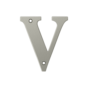 Deltana 4" Residential Letter V