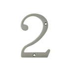 Deltana 4" Numbers Solid Brass