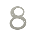 Deltana 4" Numbers Solid Brass