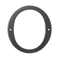 Deltana 6" Numbers Solid Brass Oil Rubbed Bronze Number 0