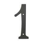 Deltana 6" Numbers Solid Brass