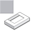 Liner for Blower Units 01A / 02A / 11/ 021 / 04, 48" Size, 46-7/16" W, 22-1/2" D, Silver Metallic