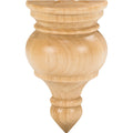 Hardware Resources Transition Finial Oak 4-1/2" Length