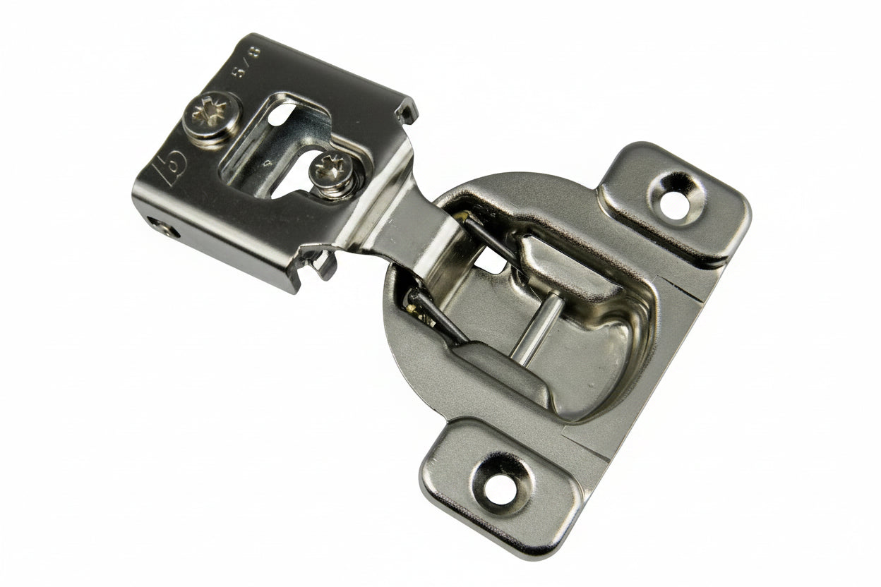 Blum COMPACT 38N 105° Face Frame Hinge, 5/8 Inch Overlay, Screw-On