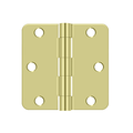 Deltana 3" x 3" X 1/4" Radius Hinge