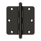 Deltana 3-1/2'' x 3-1/2'' Hinge With Ball Tips, Thickness .085''