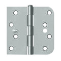 Deltana 4" x 4" X 5/8" Square Security Hinge, Brushed Chrome, Right