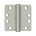 Deltana Steel Hinge Heavy Duty, Satin Nickel, 4'' x 4'' x 1/4''