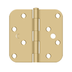 Deltana 4" x 4" X 5/8" Radius, Steel Benchmark Spring Hinge