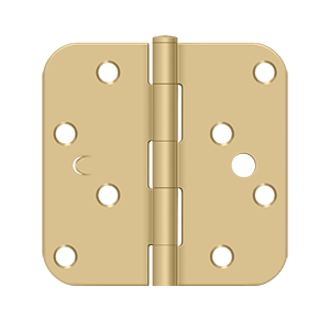 Deltana 4" x 4" X 5/8" Radius, Steel Benchmark Spring Hinge