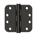 Deltana 4" x 4" x 5/8" Radius, Hinge, Heavy Duty, Ball Bearing, Oil Rubbed Bronze