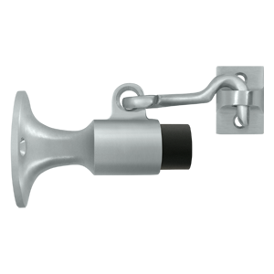 Deltana Floor Mount Bumper With Holder, Brushed Chrome, Wall Mount