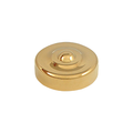 Deltana Screw Cover Round 1" Diameter Dimple Style PVD