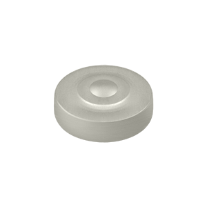 Deltana Screw Cover Round 1" Diameter Dimple Style Satin Nickel