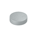 Deltana Screw Cover Round 1" Diameter Flat Style Brushed Chrome