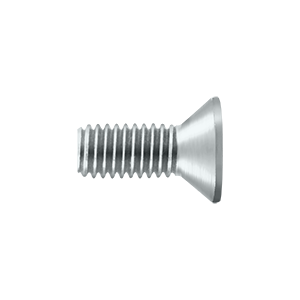 Deltana Solid Brass Machine Screw #10 x 1/2" Length, Chrome