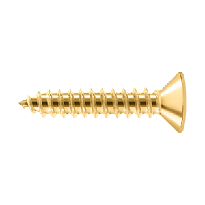 Deltana #10 Solid Brass Wood Screw