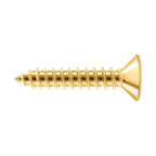 Deltana #10 Solid Brass Wood Screw