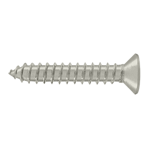 Deltana #12 Solid Brass Wood Screw 1-1/4" Length Satin Nickel