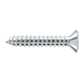 Deltana #12 Solid Brass Wood Screw 1-1/4" Length Chrome