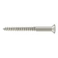 Deltana #12 Solid Brass Wood Screw 2-1/2" Length Satin Nickel