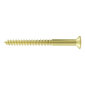 Deltana #12 Solid Brass Wood Screw