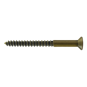 Deltana #12 Solid Brass Wood Screw