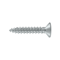 Deltana #7 Solid Brass Wood Screw, Brushed Chrome