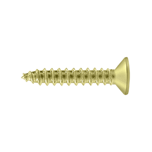 Deltana #7 Solid Brass Wood Screw