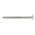 Deltana #10 Steel Wood Screw 2-1/2" Length Satin Nickel