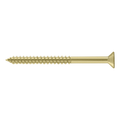 Deltana #10 Steel Wood Screw 2-1/2" Length Polished Brass